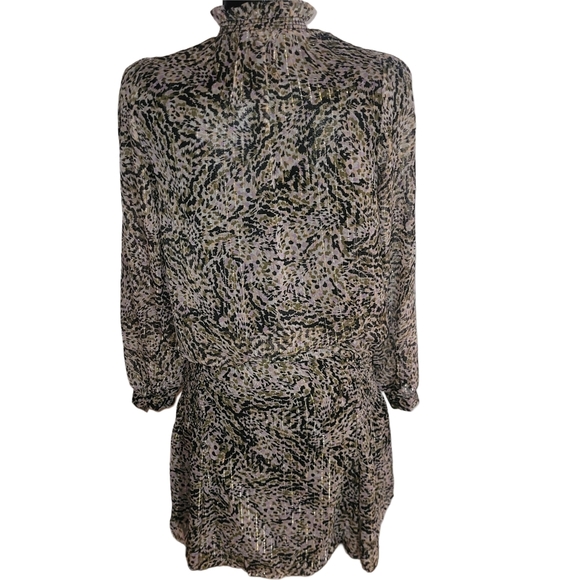 Garcia Chic Leopard Print Top and Skirt Set XS - Picture 7 of 8